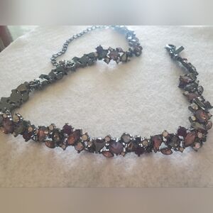 Multi Stone Statement Necklace